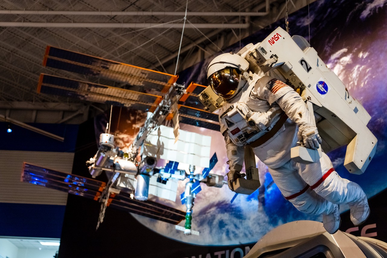 Astronaut exhibit at Space Center Houston