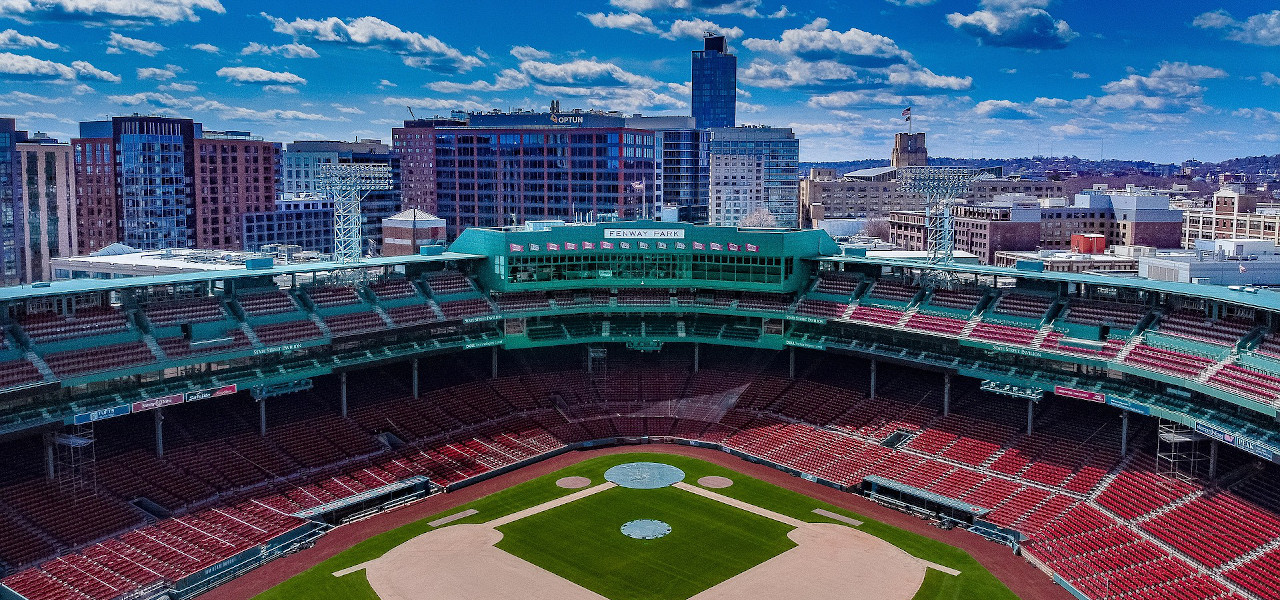 A look into the stands at Boston's Fenway Park