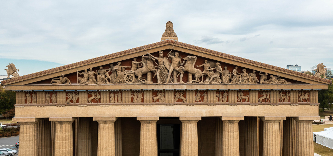 The Parthenon replica in Nashville, TN
