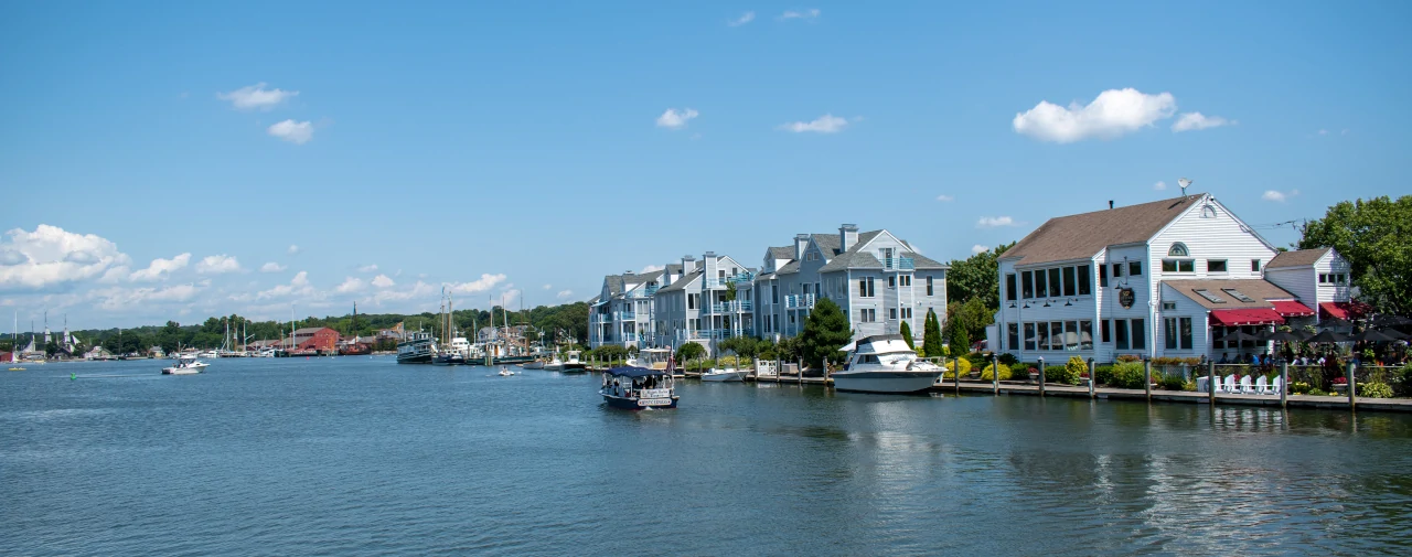 The lovely seaside town of Mystic in Connecticut