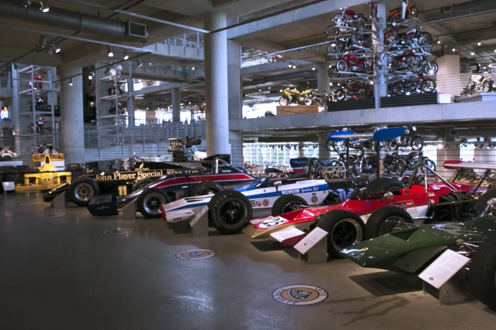 The race car collection at Barber Motorsports Park